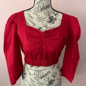 Red Vintage Christmas style shirt❤️